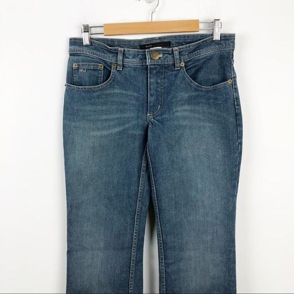 Marc Jacobs Boot Cut Pink Accent Pocket Jeans Sz 6 - Picture 3 of 16